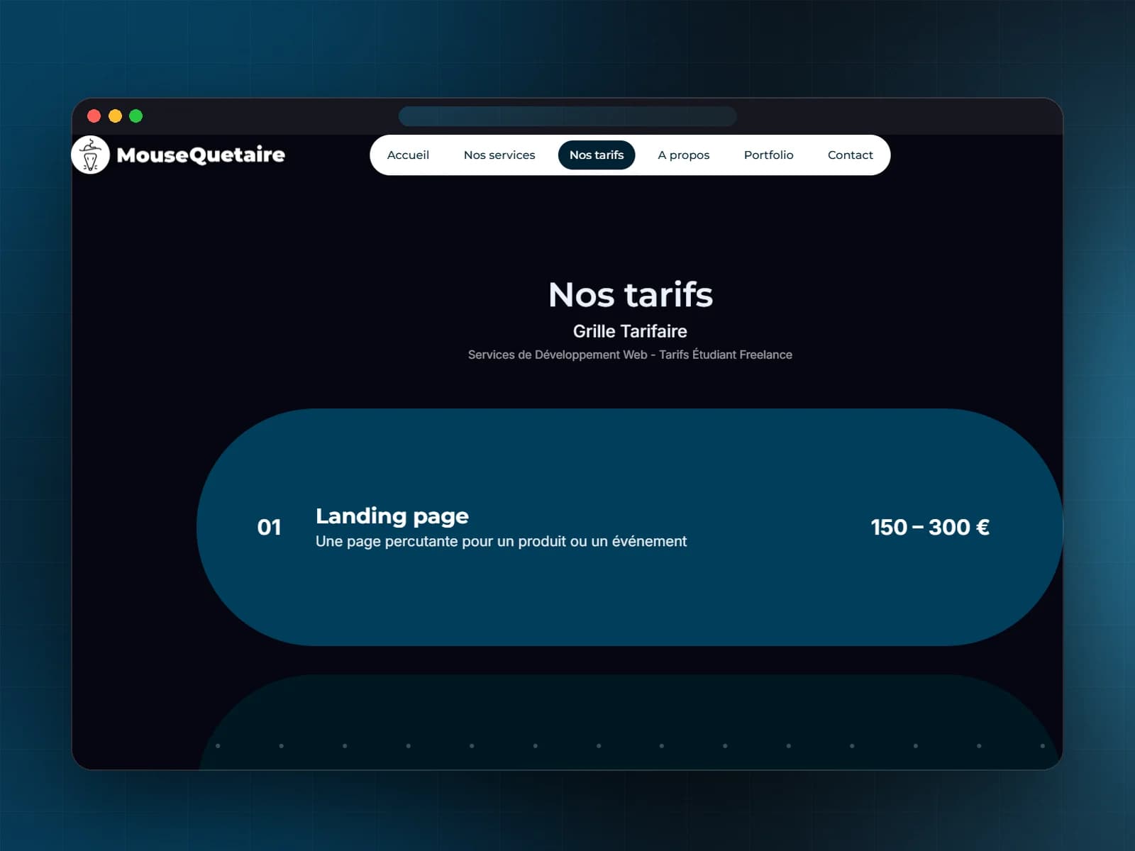 Site Mousequetaire — visuel 3 sur 4