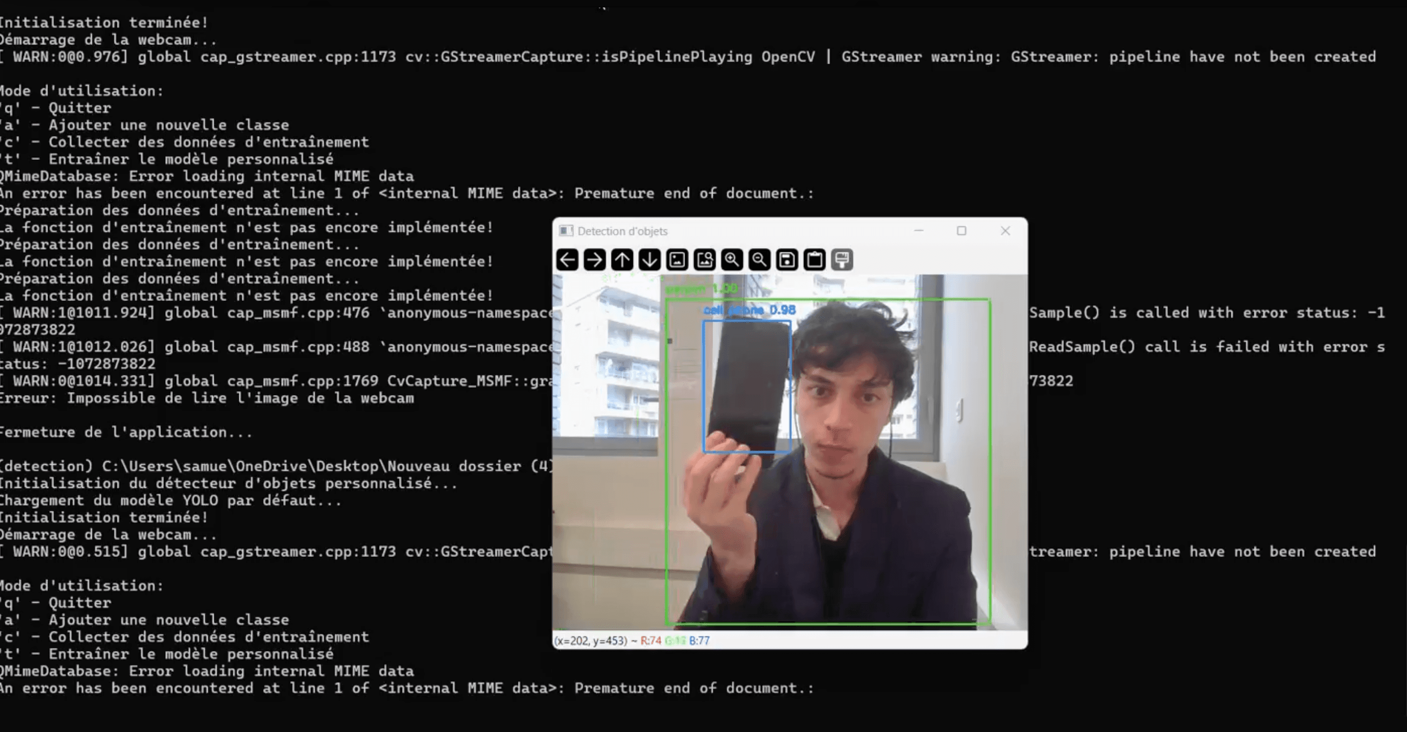 IA Detection d'objets