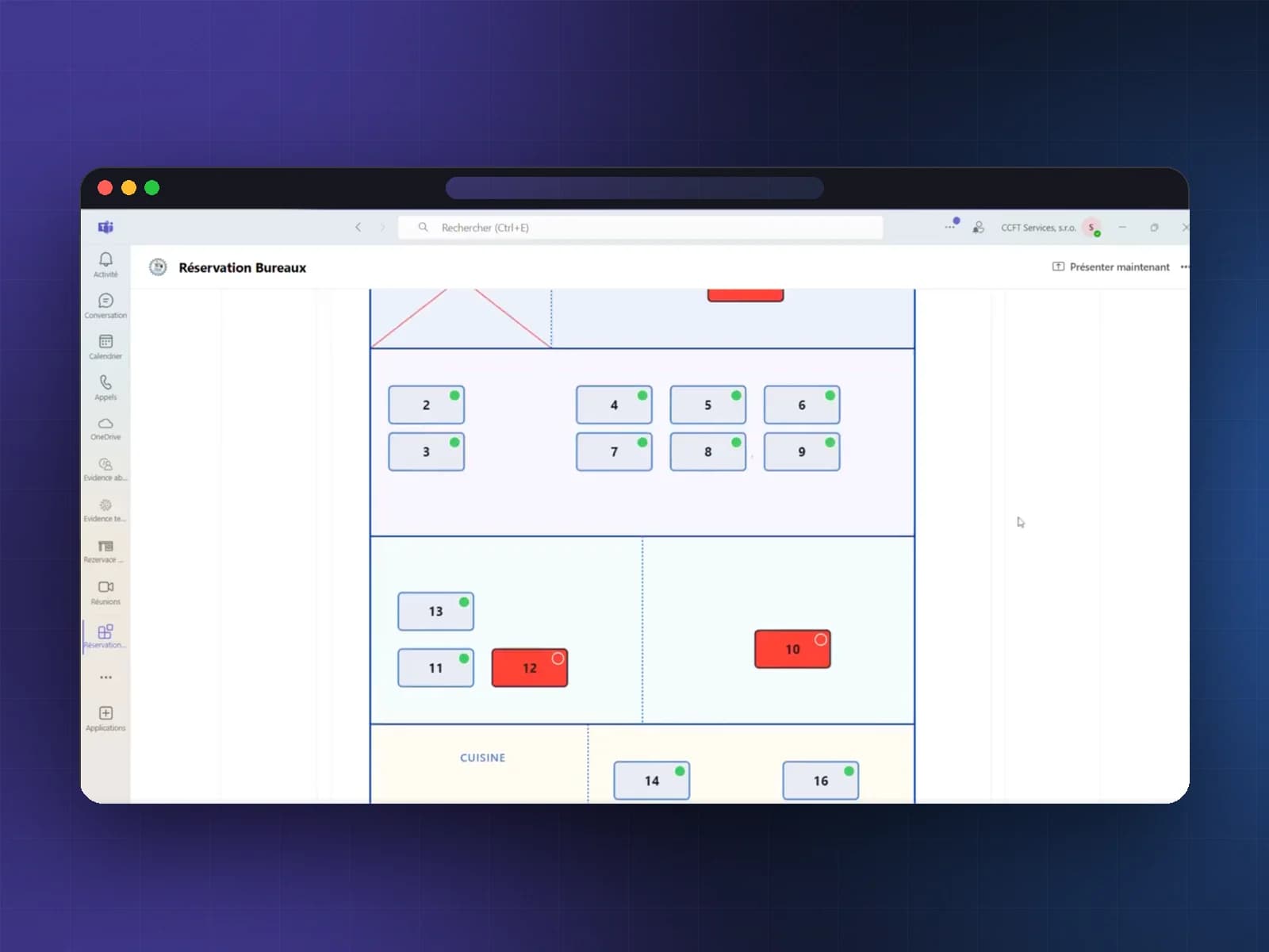 Réservation de bureaux CCI — visuel 2 sur 3