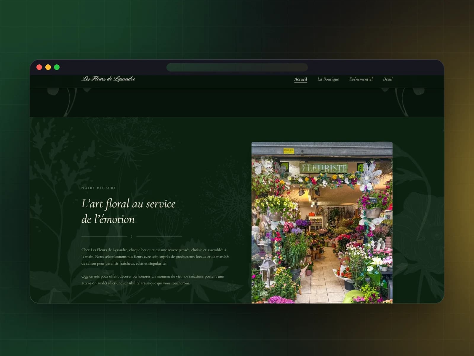 Les Fleurs de Lysandre — visuel 2 sur 5