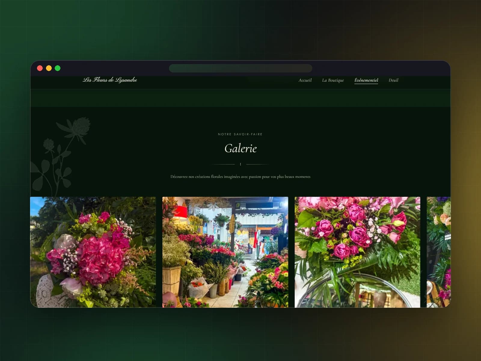 Les Fleurs de Lysandre — visuel 4 sur 5